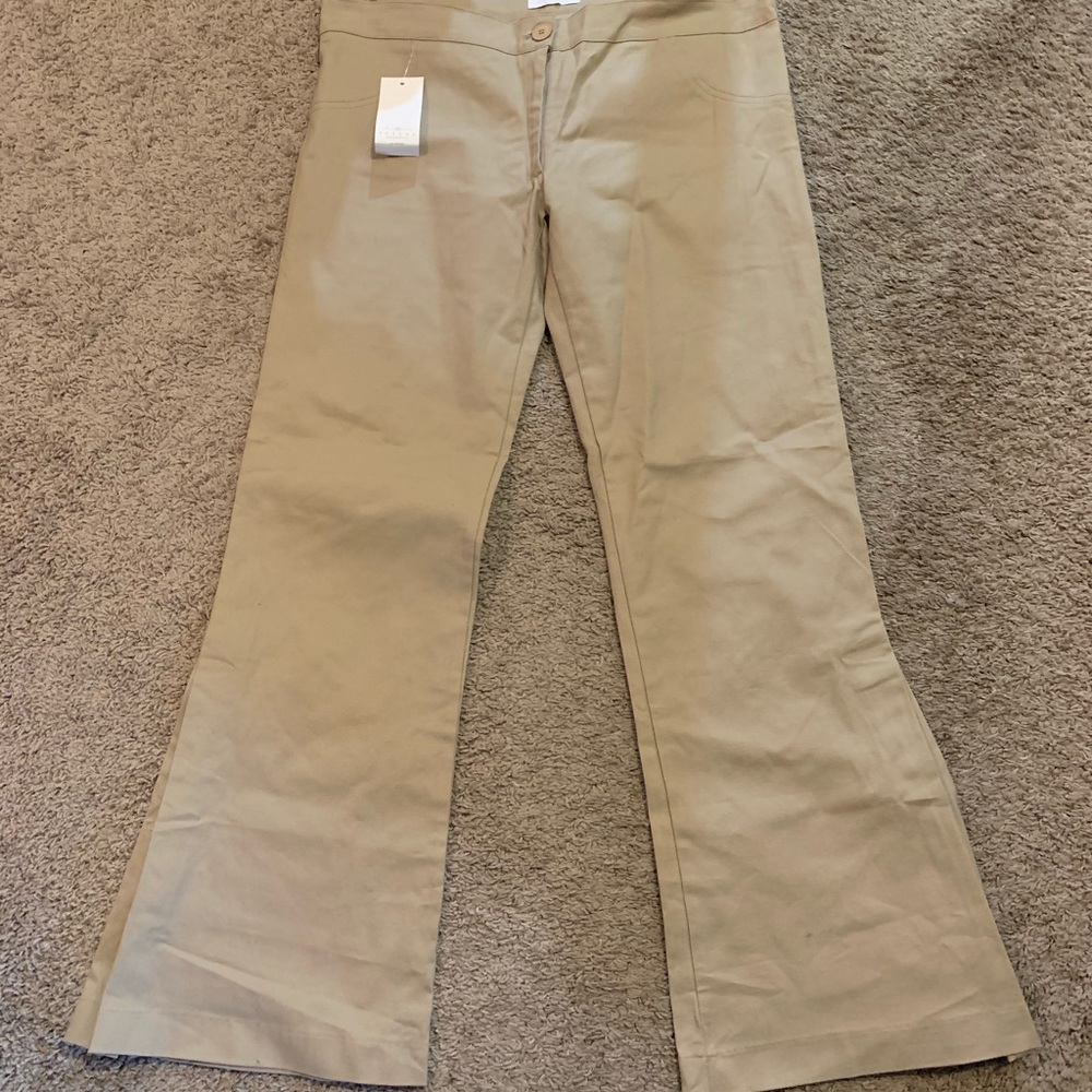NWT Serena Maternity Khaki Pants Medium